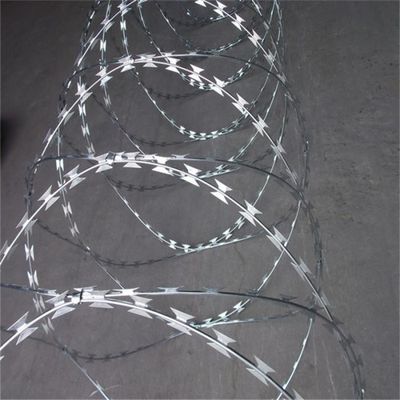 安全保護 刺線フェンス 2.5mm 鉄線網 剃刀 刺線 25kgs/ロール