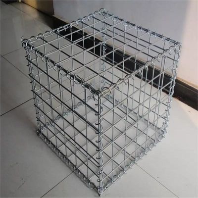 ガルファンの溶接ガビオン支柱壁 200x100x50 溶接ガビオンボックス 庭園フェンス