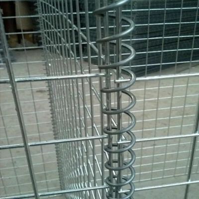 ストックで ガルファン コーティング ガビオン 壁 建設 バスケット 溶接網 石の檻 ガビオン 壁 建設 ガビオン 網
