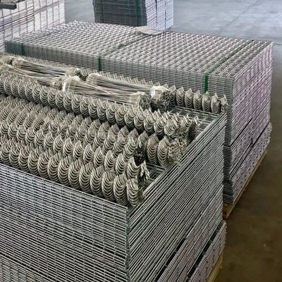 カスタムカット 折りたたみ パンチされた四角形 4mm 熱付溶接網 ガビオンワイヤボックスケージ