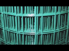 建材 粉末 塗装 25mmx25mm 緑色 PVC 溶接 ワイヤー メッシュ