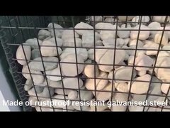 ガビオンバスケット・メッシュ ガルバネイド 溶接 ガビオンボックス 2*1*1 溶接 メッシュ ストーンケージ